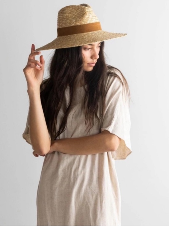 GIGI PIP Accessories - New Gigi Pip Isla 100% Straw Fedora Hat